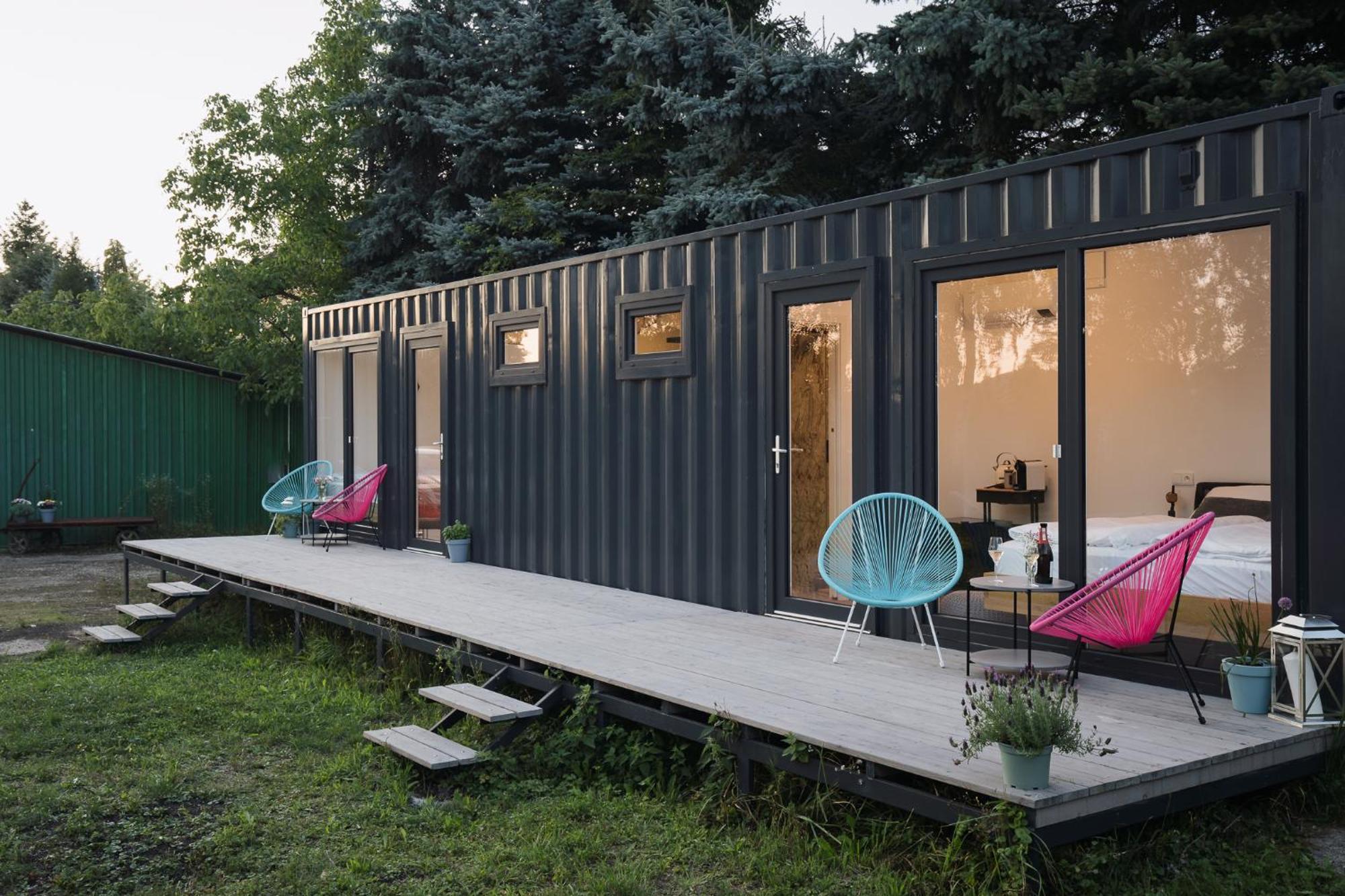 Ferienwohnung Container Decin Exterior foto