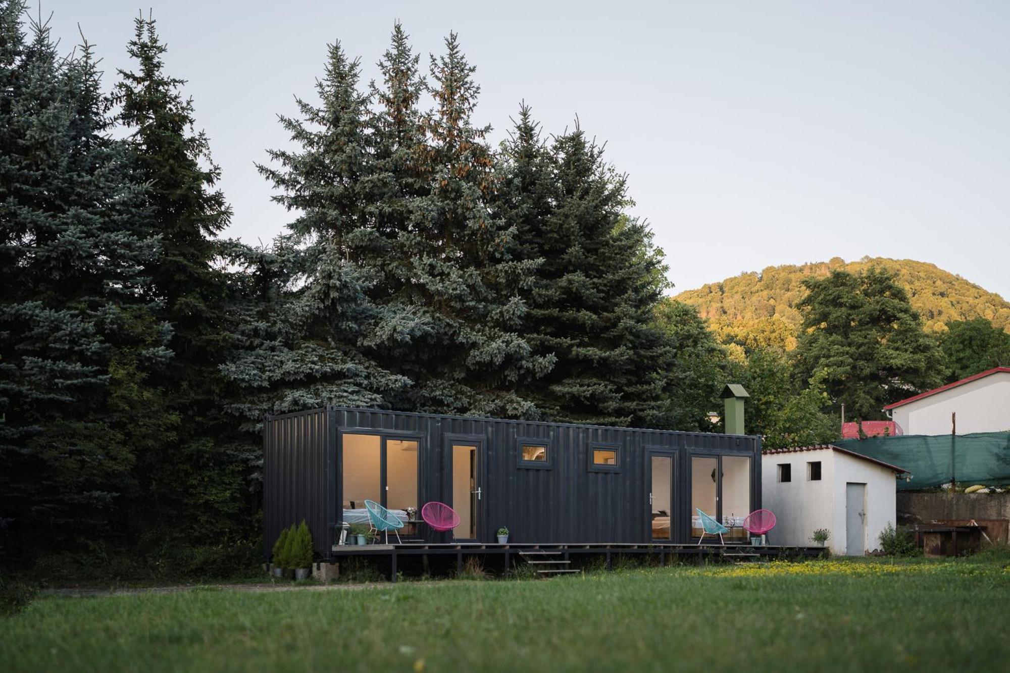 Ferienwohnung Container Decin Exterior foto